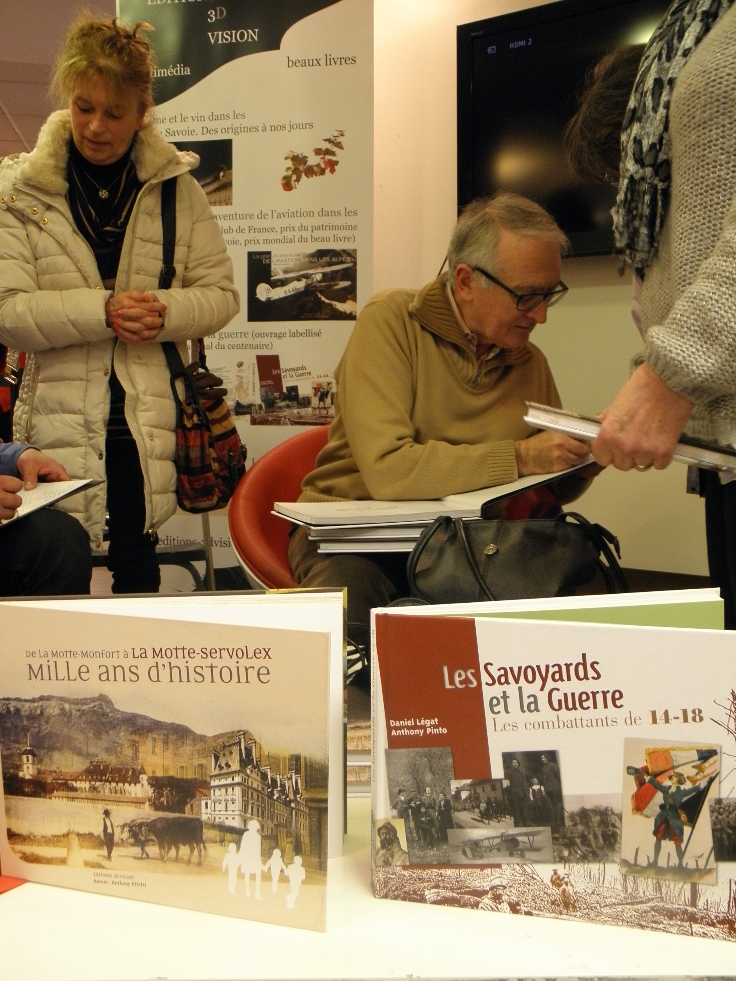 Dédicace Guilleré Pinto librairie Decitre Chambéry