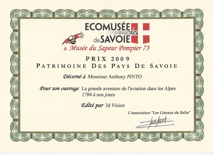 Prix Patrimoine des Pays de Savoie 2009