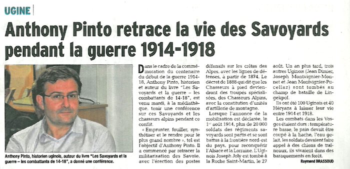 Article Pinto Ugine