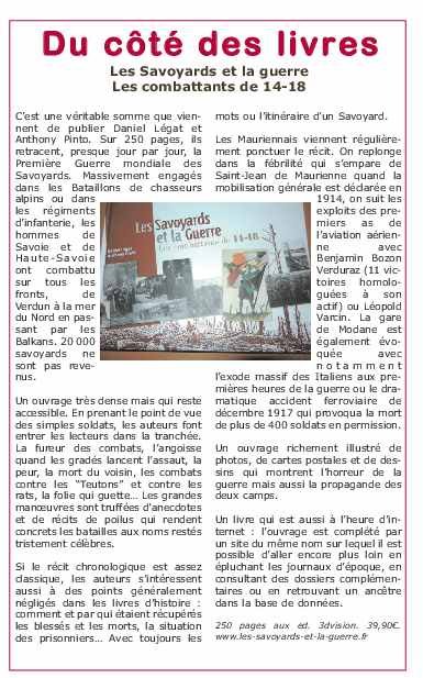 Article Savoyards Terra Modana